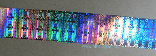 Authentic hologram hot stamping foil